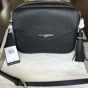 Karl Lagerfeld Elegant Black Crossbody Bag